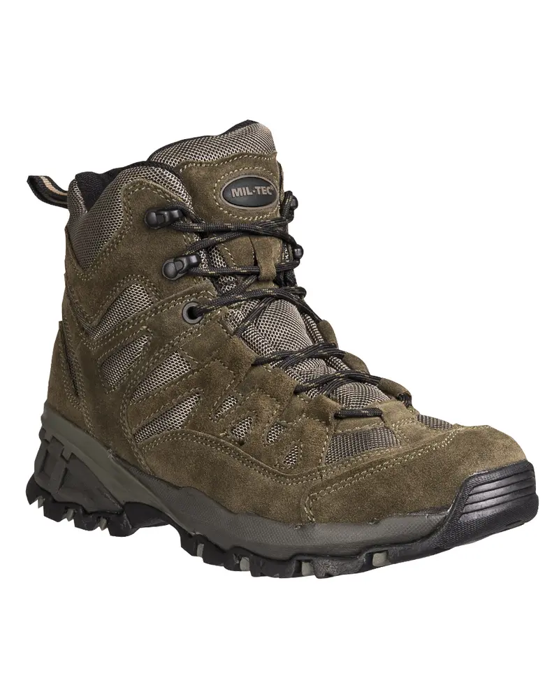 Mil-Tec Squad Stiefel 5 Inch Oliv - Botas Tácticas Militares Verde Oliva