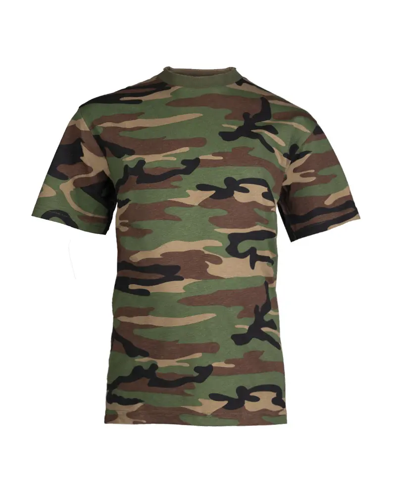 Mil-Tec T-Shirt Kids Woodland - Camiseta Infantil Camuflaje Militar
