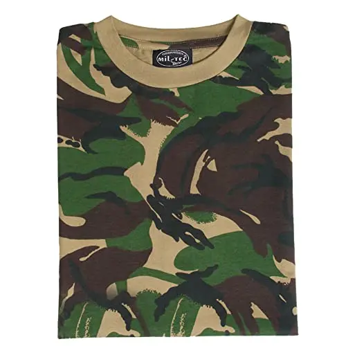 Mil-Tec T-Shirt Tarn Brit.DPM - Camiseta Militar Camuflaje Británico