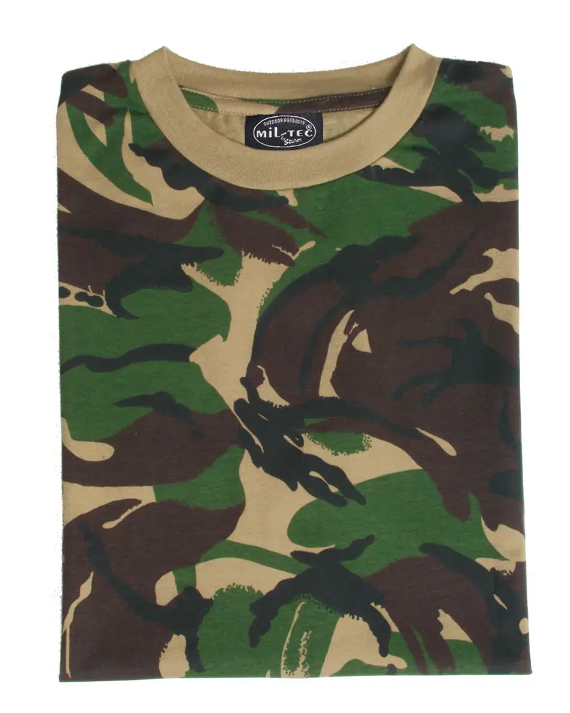 Mil-Tec T-Shirt Tarn Brit.DPM - Camiseta Militar Camuflaje Británico