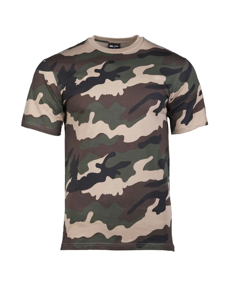 Mil-Tec T-Shirt Tarn CCE - Camiseta Militar Camuflaje Europeo