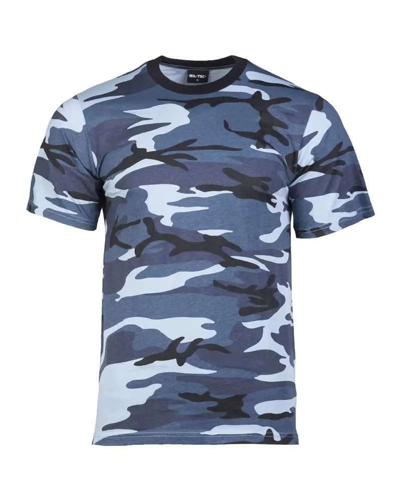 Mil-Tec T-Shirt Tarn Sky Blue - Camiseta Militar Camuflaje Azul Cielo