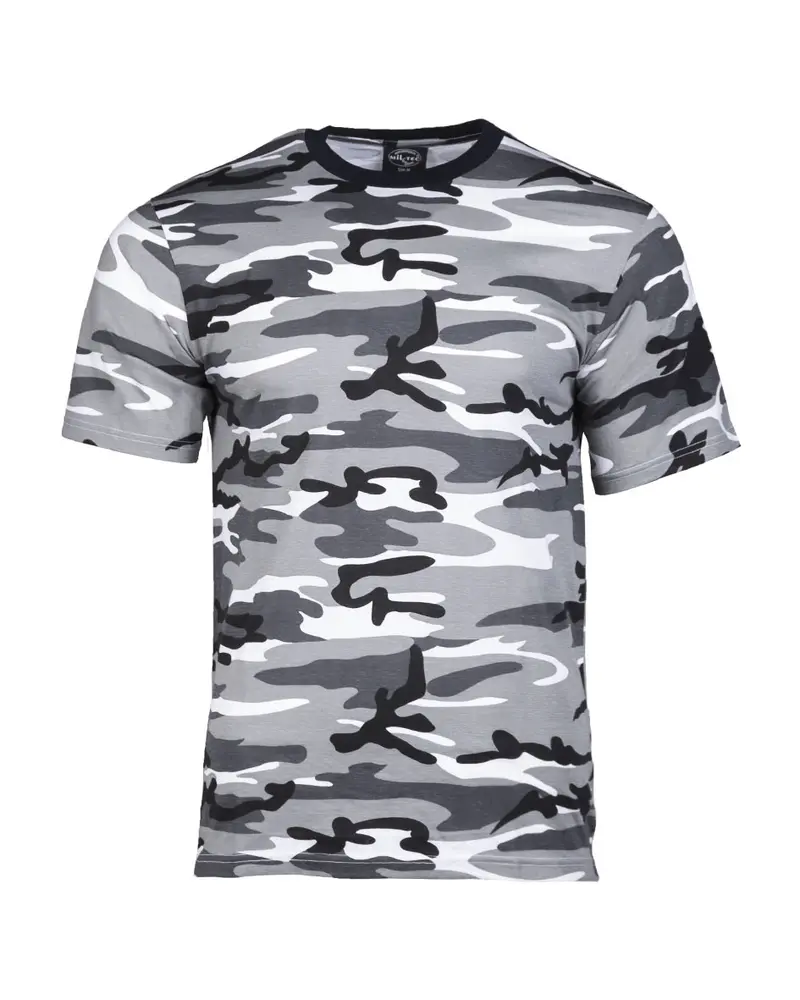 Mil-Tec T-Shirt Tarn Urban - Camiseta Táctica Camuflaje Urbano