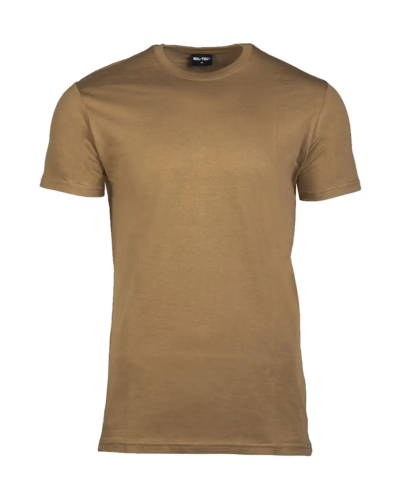 Mil-Tec T-Shirt US Style Co.Coyote - Camiseta Militar Táctica