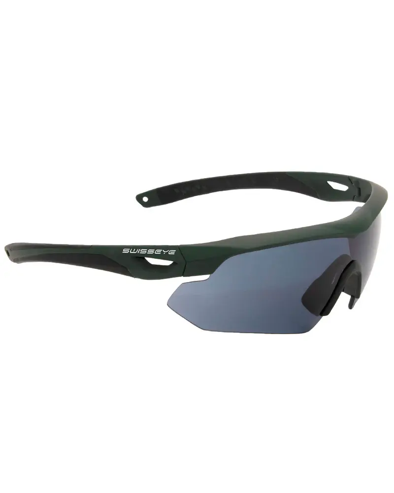 Mil-Tec TACT.BRILLE SWISS EYE Nighthawk Oliv - Gafas de Protección Táctica Verde Oliva
