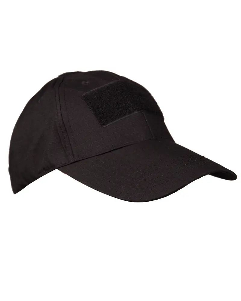 Mil-Tec Tactical Baseball Cap Negra - Gorra Táctica Ultraligera 86g