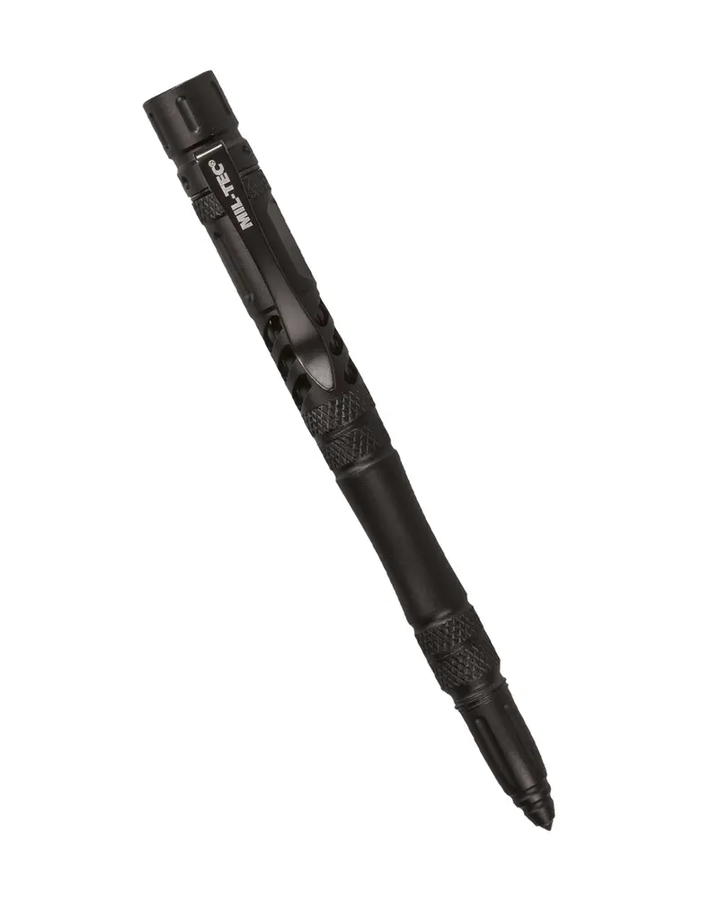 Mil-Tec Tactical Pen Black Pro - Bolígrafo Táctico de Defensa Personal