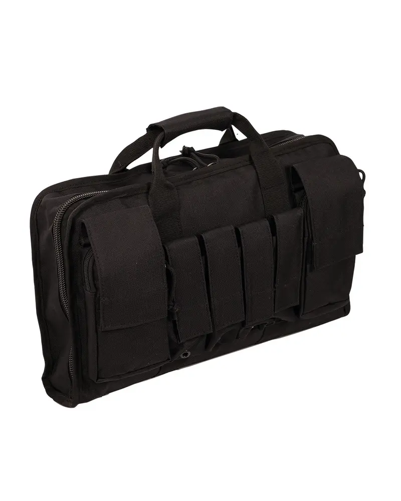 Mil-Tec Tactical Pistol Case Large - Funda Táctica Resistente para Pistolas Grandes Negro
