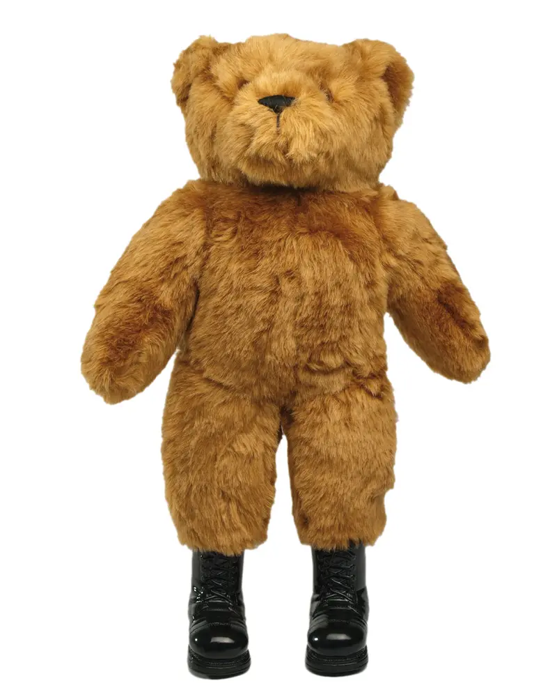 Mil-Tec Teddy Gross M.Stiefel - Figura Educativa de Peluche con Botas Militares