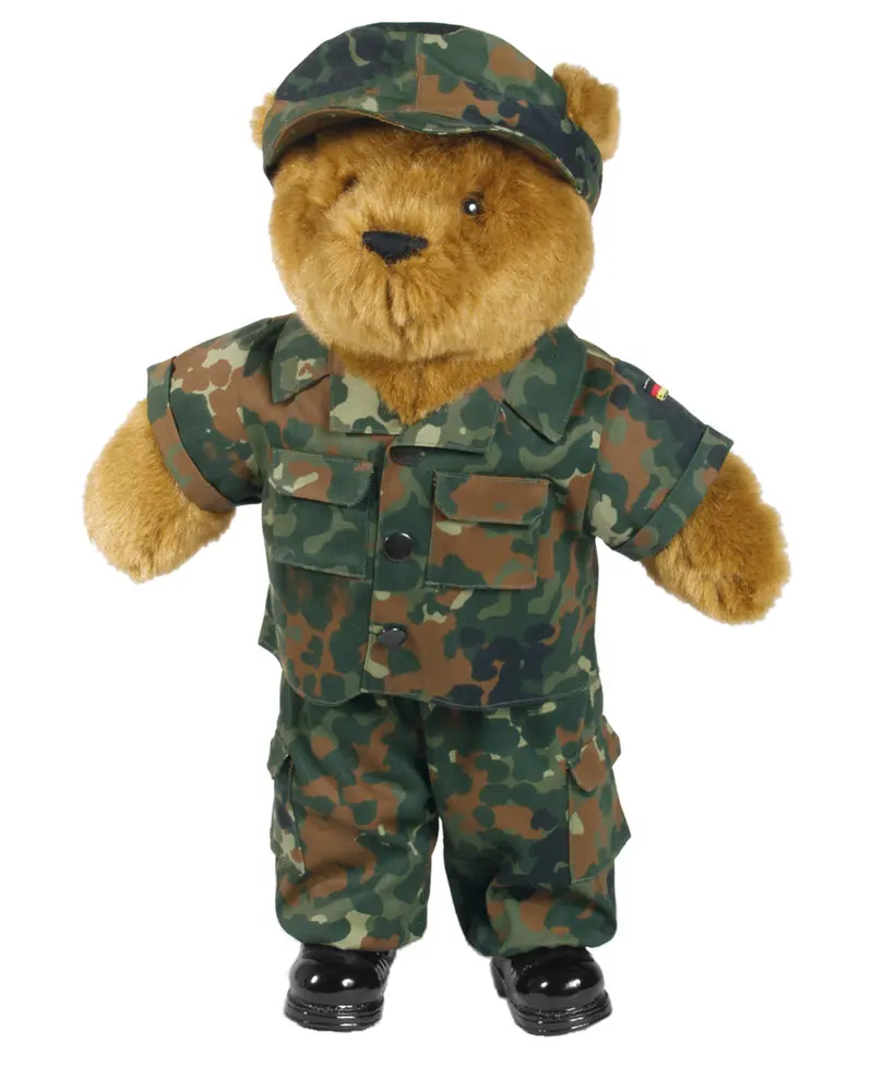 Mil-Tec Teddyanzug Gross Flecktarn - Uniforme Militar para Peluche Grande