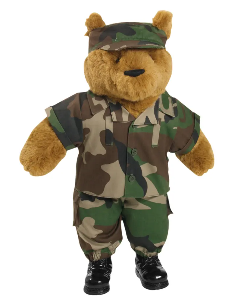 Mil-Tec Teddyanzug Gross Tarn CCE - Traje Militar Camuflaje para Peluche Grande