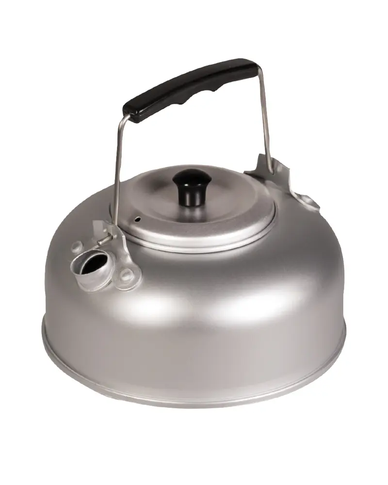 Mil-Tec Teekessel Alu 800ml - Hervidor de Aluminio Ultraligero para Camping y Cocina