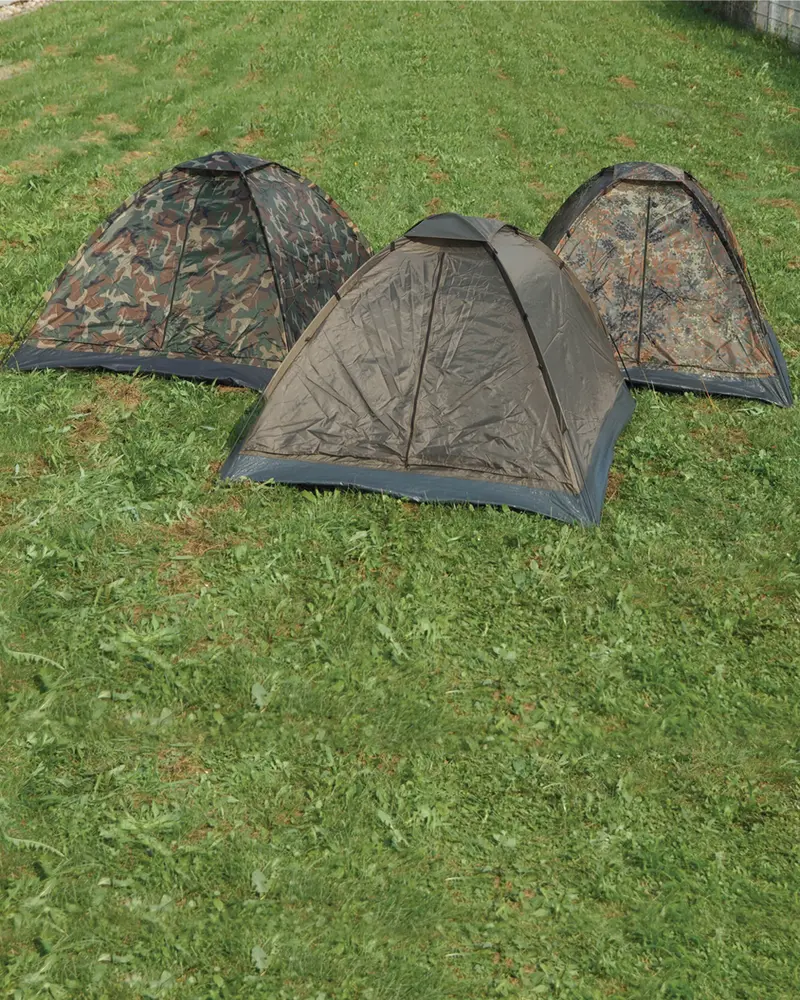 Mil-Tec Tienda Iglú 2 Personas Camuflaje Flecktarn - Ultraligera 1,65kg