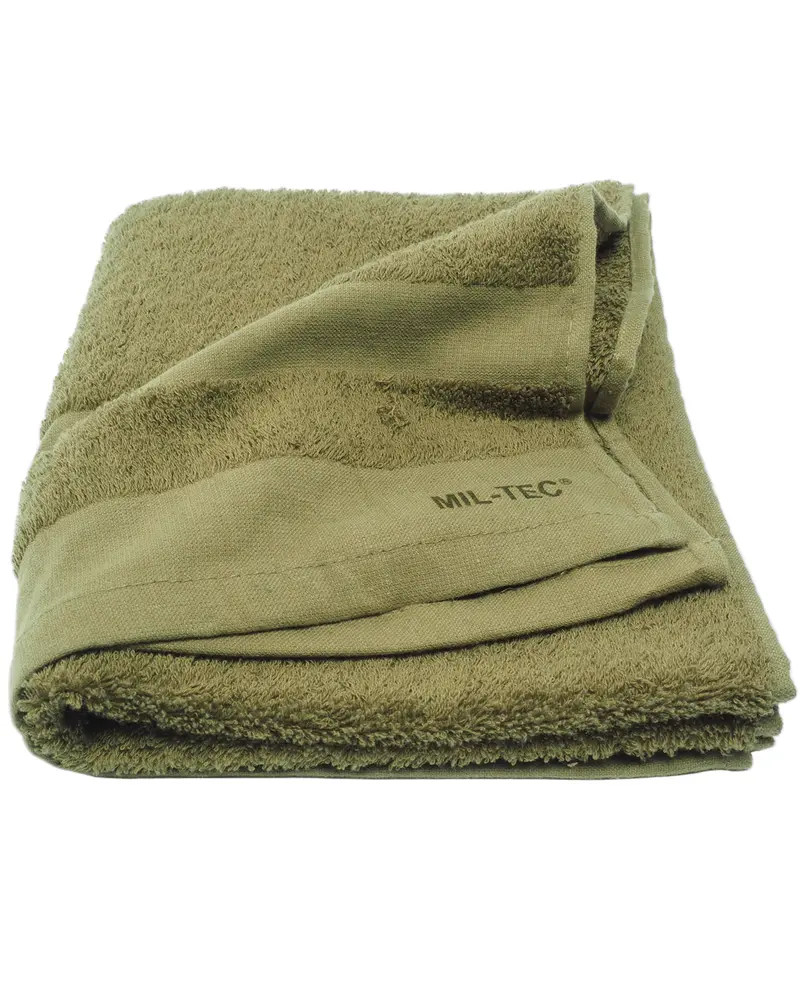 Mil-Tec Toalla Táctica 110x50 cm Verde Oliva - Secado Rápido Militar