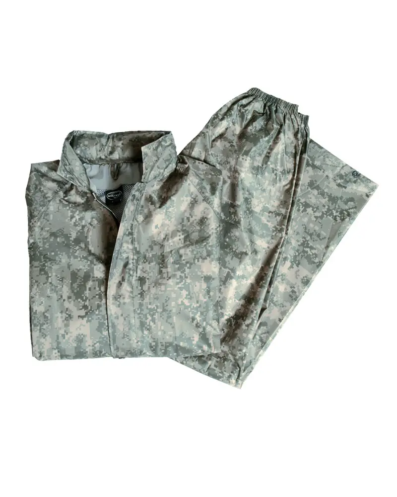 Mil-Tec Traje de Lluvia AT-Digital - Conjunto Impermeable Militar Camuflaje
