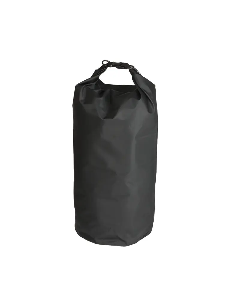 Mil-Tec Transportsack Wasserdicht 30L - Saco Estanco Impermeable Negro para Camping y Deportes Acuáticos
