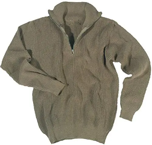 Mil-Tec Troyer 750 Gr Oliva - Jersey Militar Unisex de Alta Resistencia