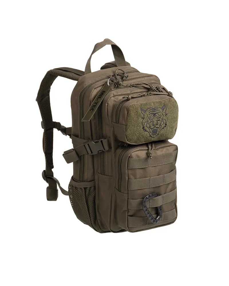 Mil-Tec US Assault Pack Kids Oliv - Mochila Táctica Infantil Verde Oliva