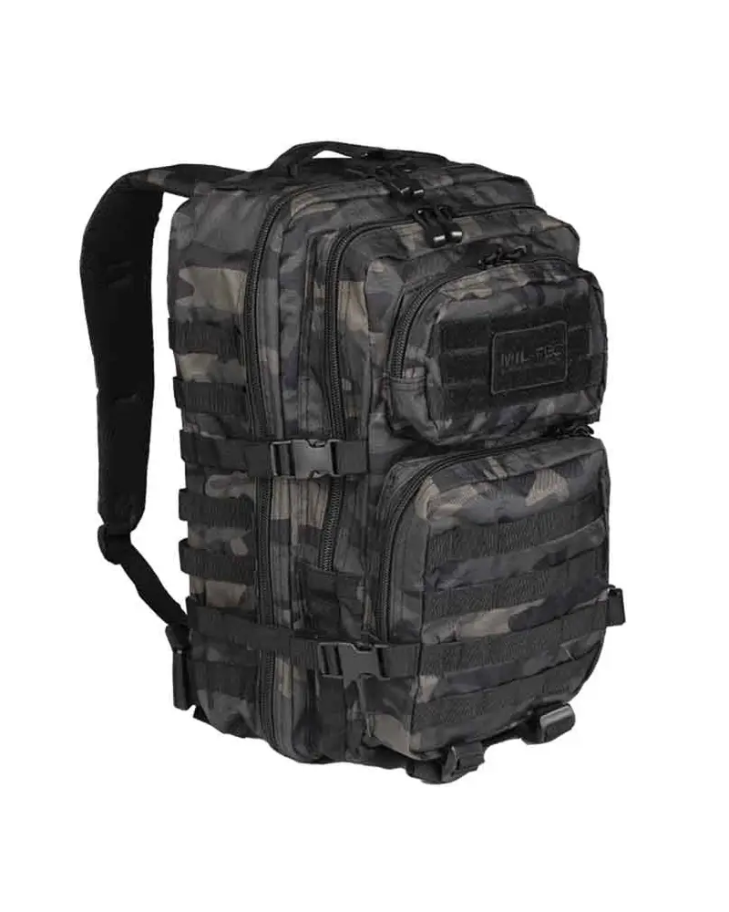 Mil-Tec US Assault Pack LG Dark Camo - Mochila Táctica Militar Grande