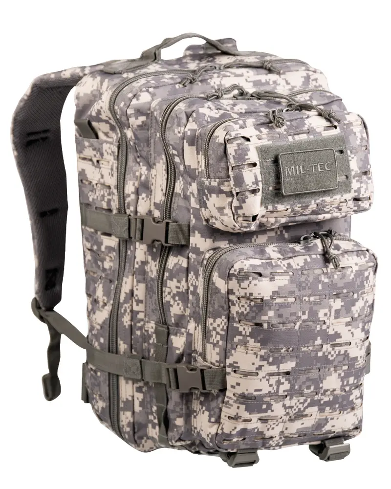 Mil-Tec US Assault Pack LG Laser Cut AT-Digital - Mochila Táctica Gran Capacidad