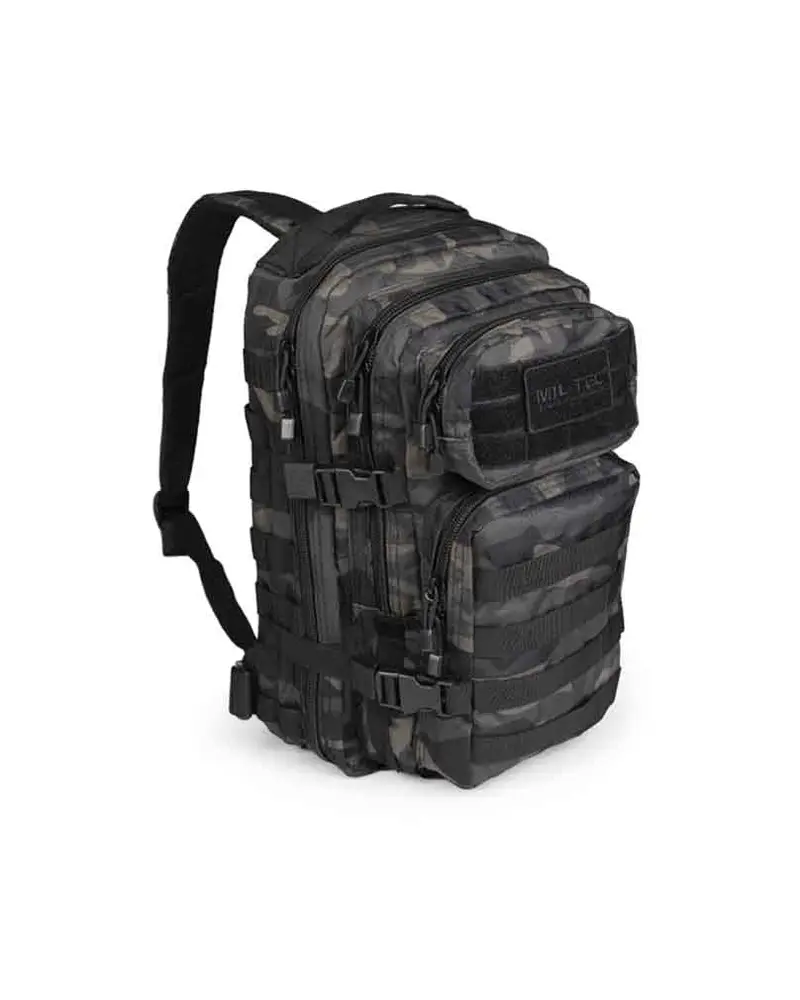 Mil-Tec US Assault Pack SM Dark Camo - Mochila Táctica Militar Camuflaje