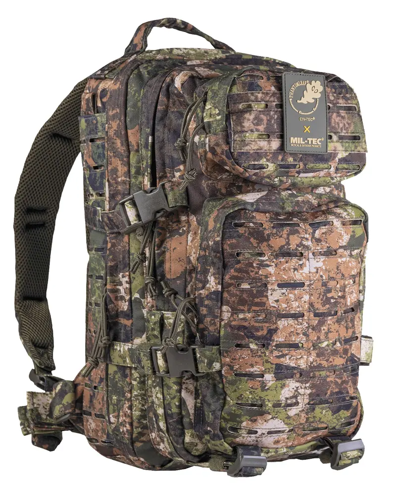 Mil-Tec US Assault Pack SM Laser Cut WASP I Z3A - Mochila Táctica Militar