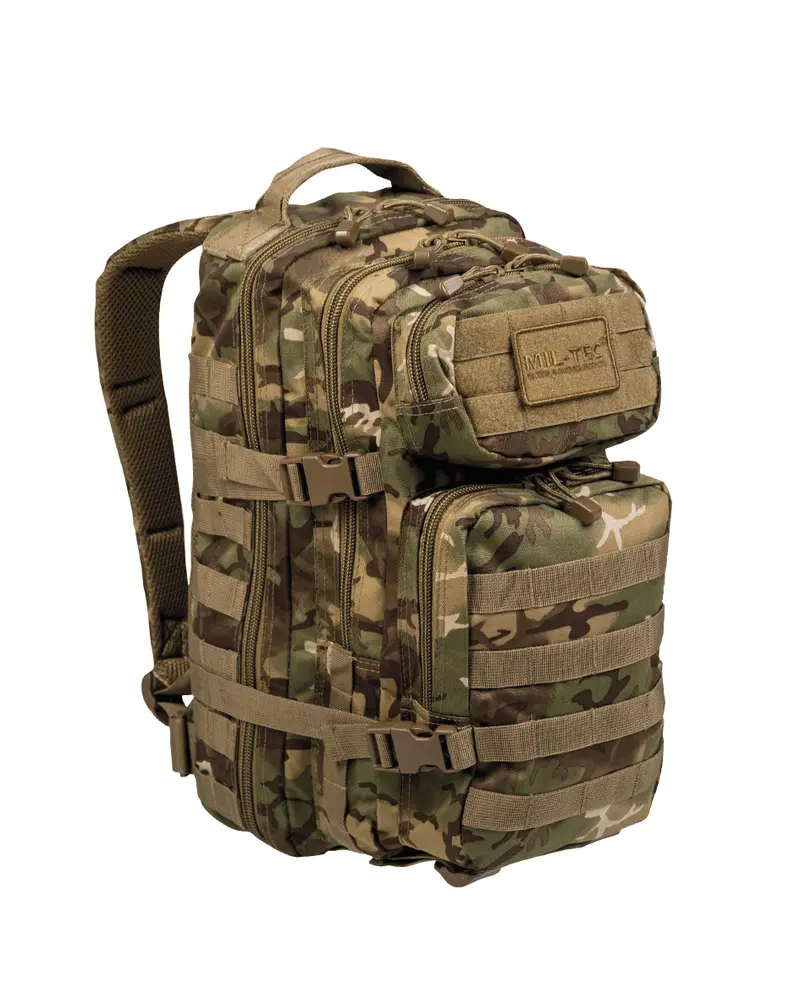Mil-Tec US Assault Pack SM Mochila Táctica Militar Camuflaje Árido