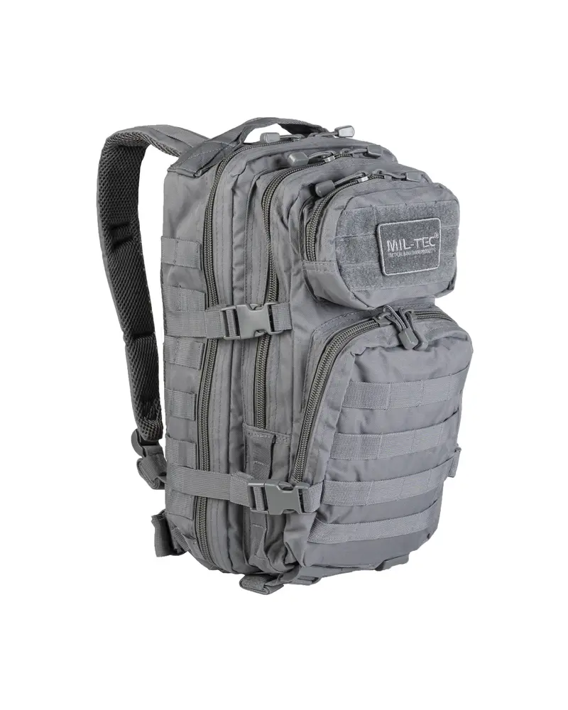 Mil-Tec US Assault Pack SM Urban Grey - Mochila Táctica Militar Compacta