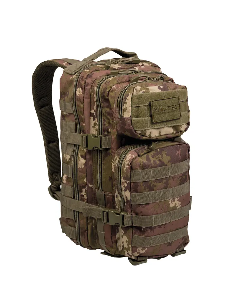 Mil-Tec US Assault Pack SM Vegetato - Mochila Táctica Militar Compacta