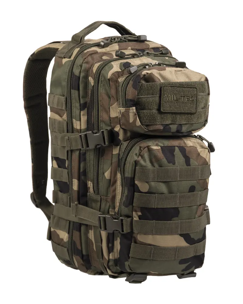 Mil-Tec US Assault Pack SM W/L - Mochila Táctica Militar Compacta