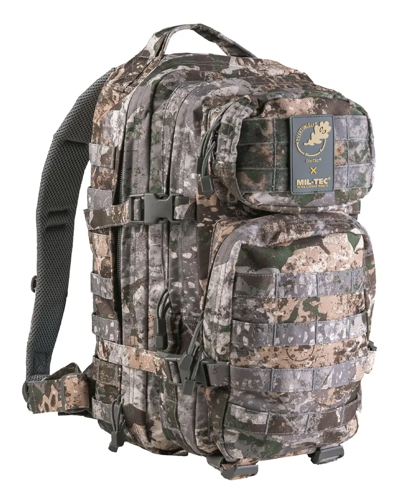 Mil-Tec US Assault Pack SM WASP I Z1B - Mochila Táctica Militar para Senderismo y Outdoor
