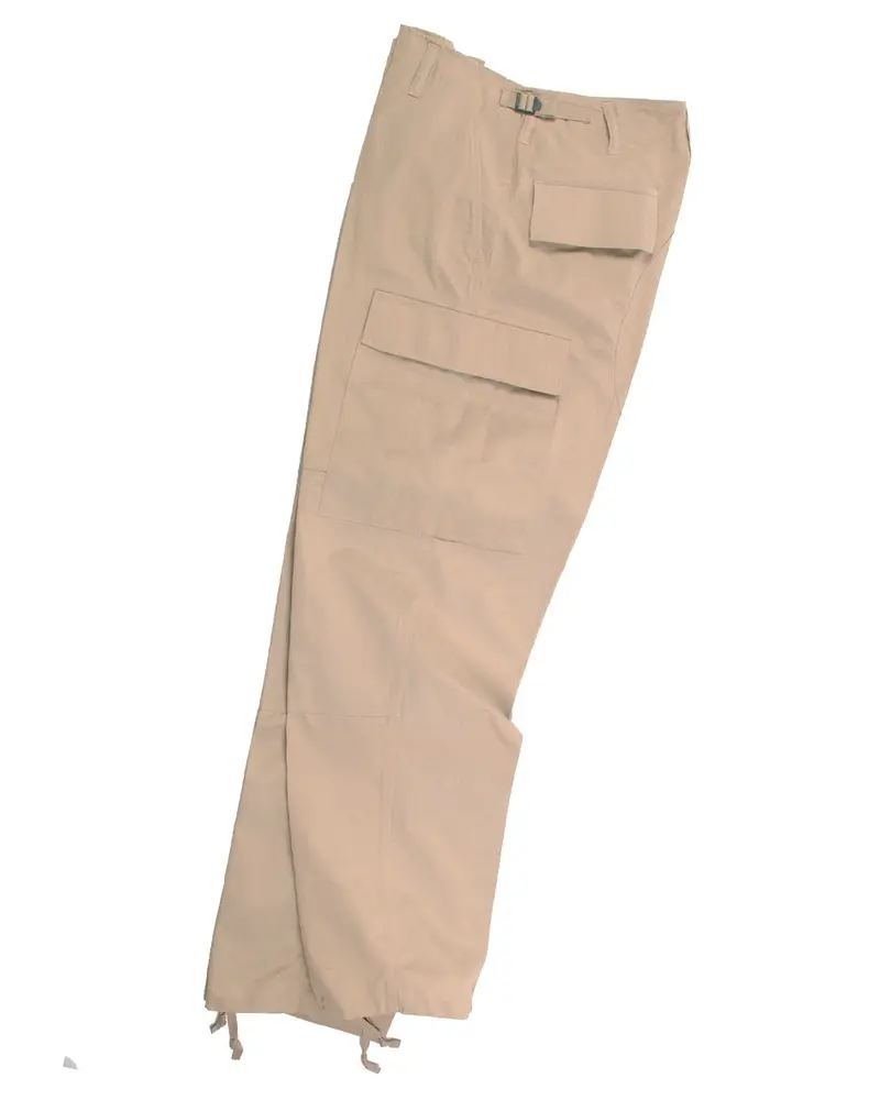 Mil-Tec US BDU Pantalón Militar Táctico Khaki - Estilo Campo Resistente
