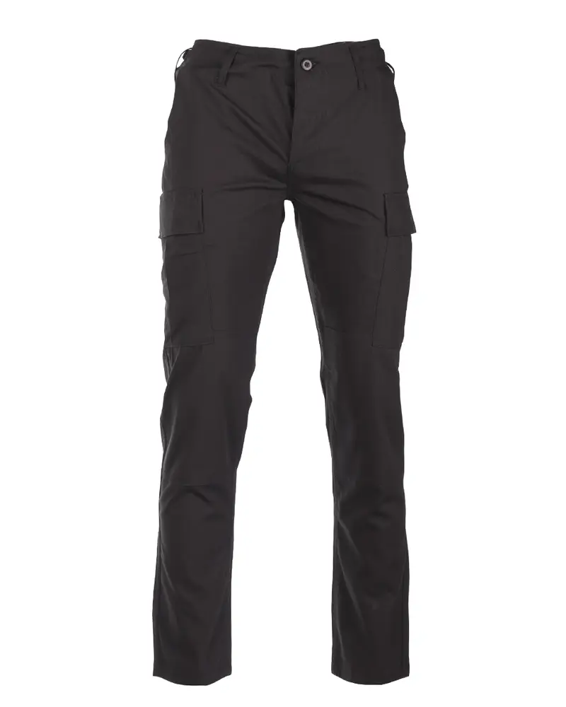 Mil-Tec US BDU Pantalón Táctico Slim Fit Negro - Estilo Militar Moderno