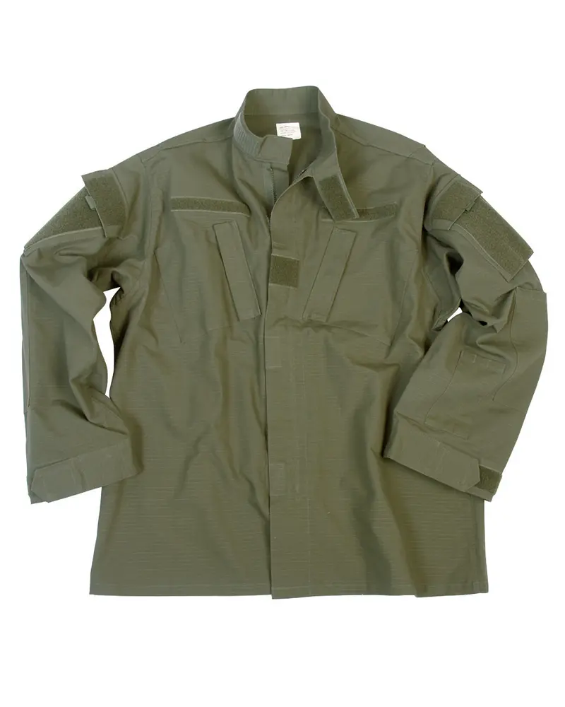 Mil-Tec US Feldjacke ACU R/S Oliv - Chaqueta Militar Táctica Verde Oliva