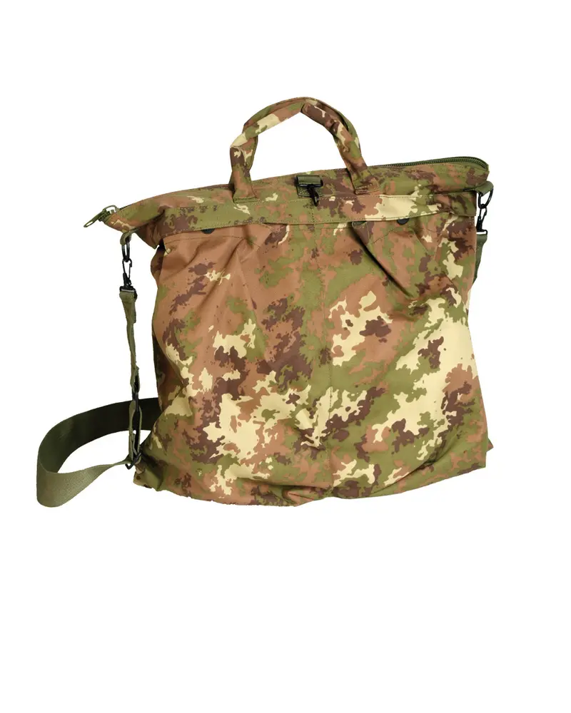 Mil-Tec US Flieger Helmtasche Vegetato - Bolsa Táctica Militar con Correa