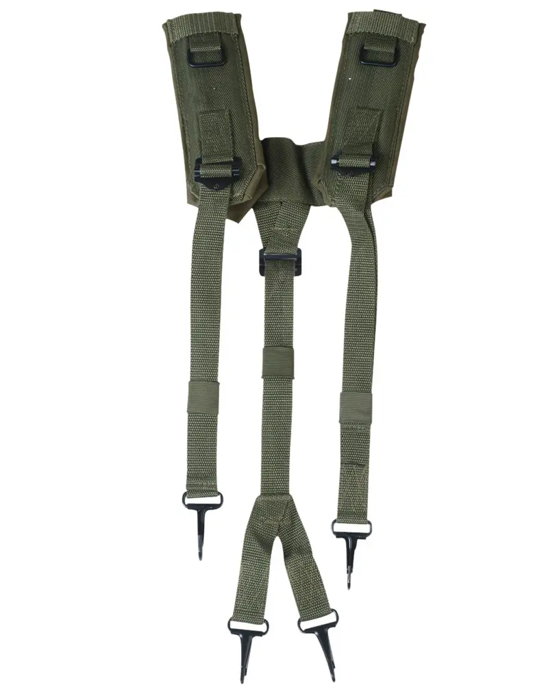 Mil-Tec US Koppeltragegestell LC2 Oliva - Sistema de Portaequipos Militar Modular