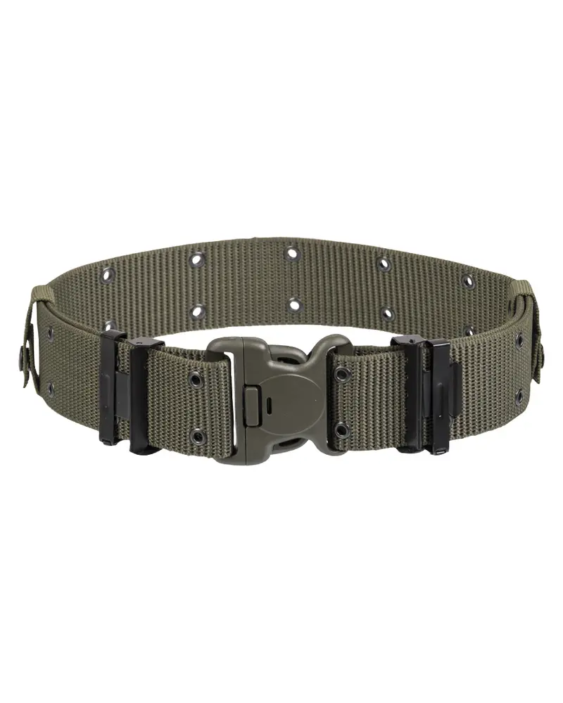 Mil-Tec US Lochkoppel LC2 Duraflex Buckle Oliv - Cinturón Táctico Militar