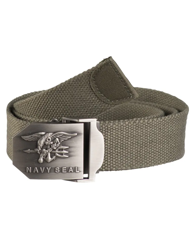 Mil-Tec US Navy SEAL Cinturón Táctico 38mm Verde Oliva