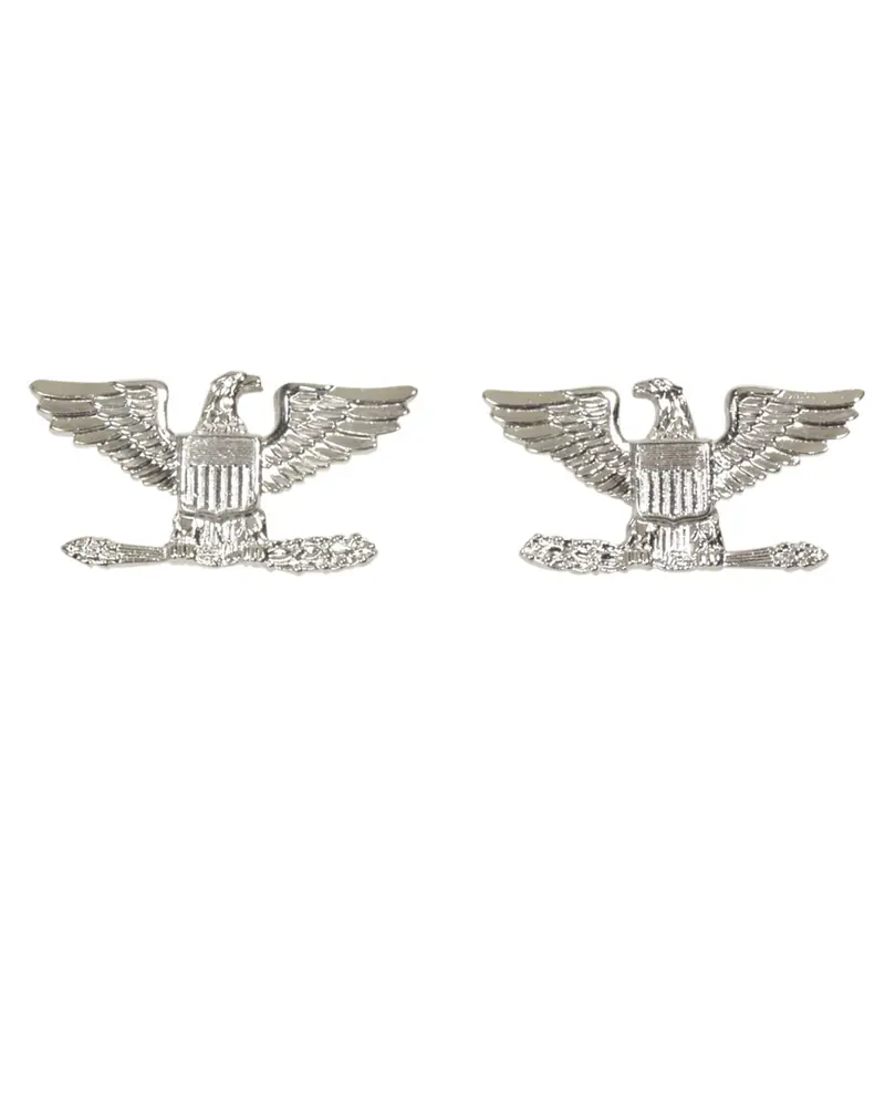 Mil-Tec US Rangabz Colonel Silber - Galones Militares Plateados