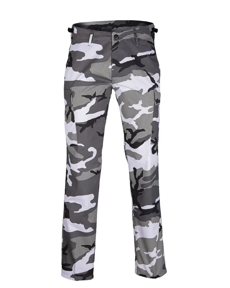 Mil-Tec US Ranger Pantalón BDU Straight Cut Urban - Pantalón Táctico Militar