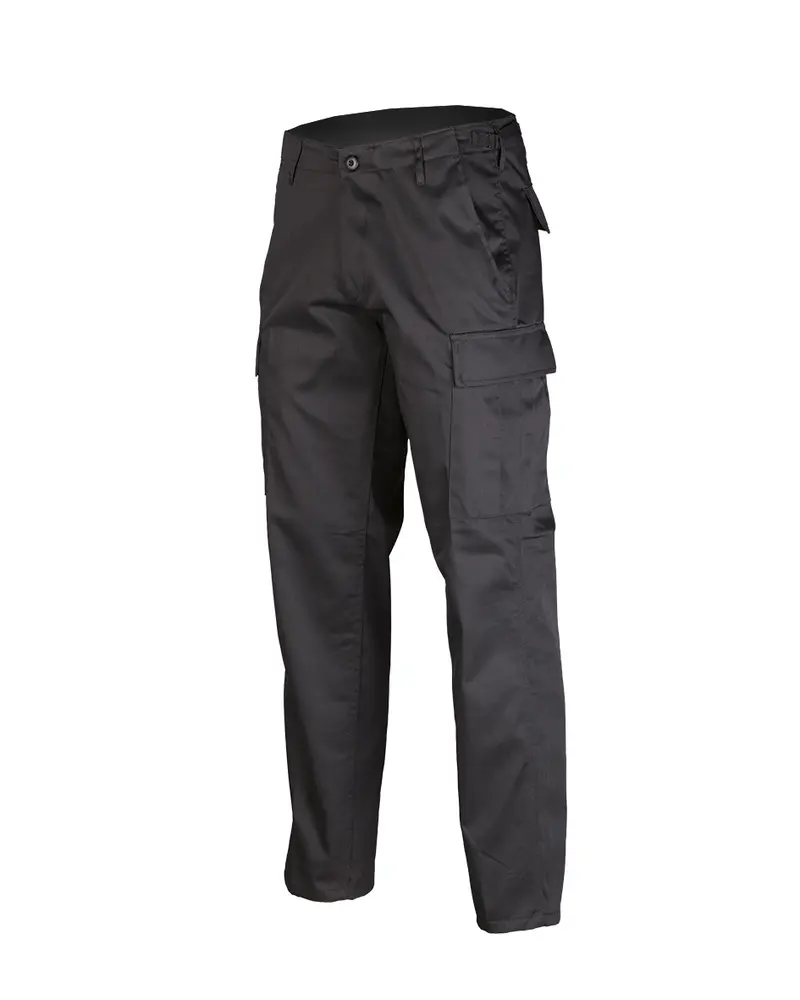Mil-Tec US Ranger Pantalón Militar BDU Corte Recto Negro