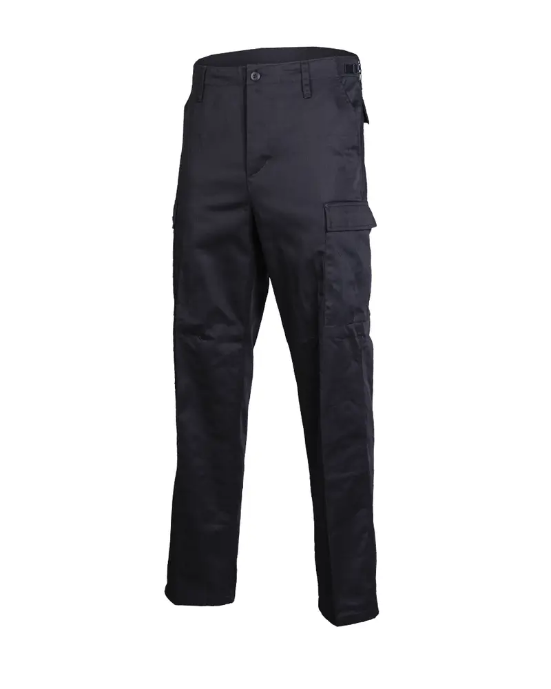 Mil-Tec US Ranger Pantalón Táctico BDU Negro - Estilo Militar Resistente