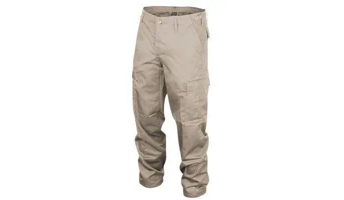Mil-Tec US Ranger Pantalón Tipo BDU Khaki - Pantalón Militar Táctico