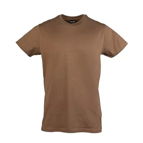 Mil-Tec US Style - Camiseta Militar Hombre Marrón BDU