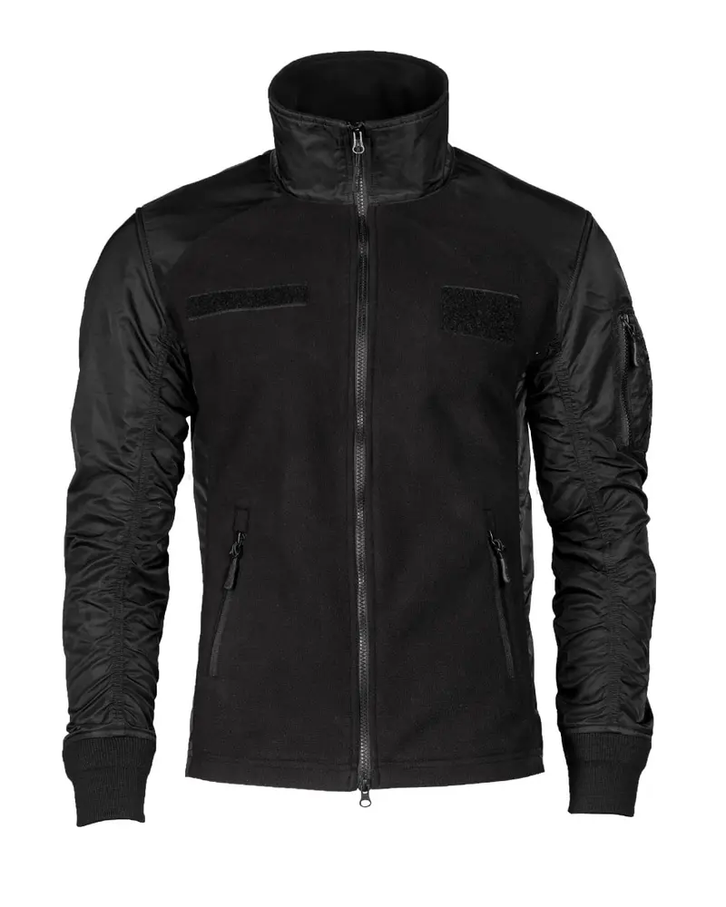 Mil-Tec USAF Chaqueta Negra Estilo Militar Aviador
