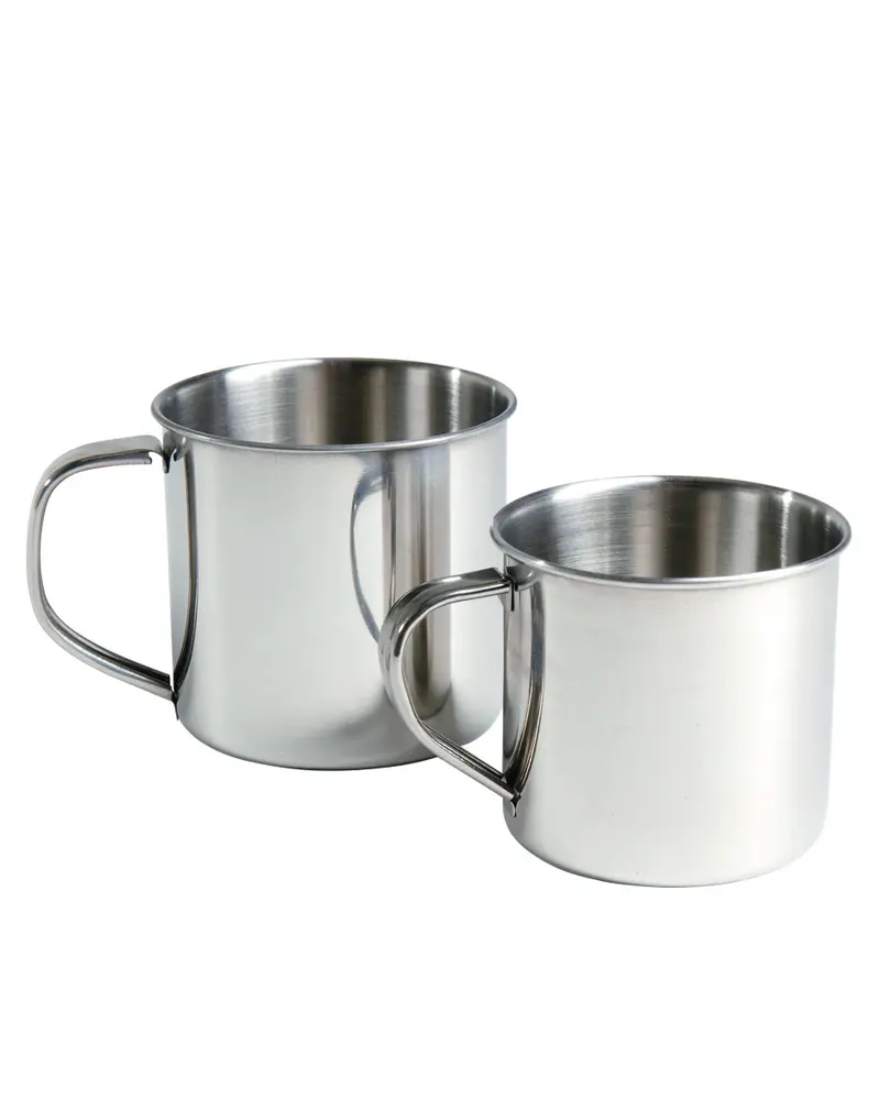 Mil-Tec Vaso Acero Inoxidable 500ml - Ultraligero para Camping y Outdoor