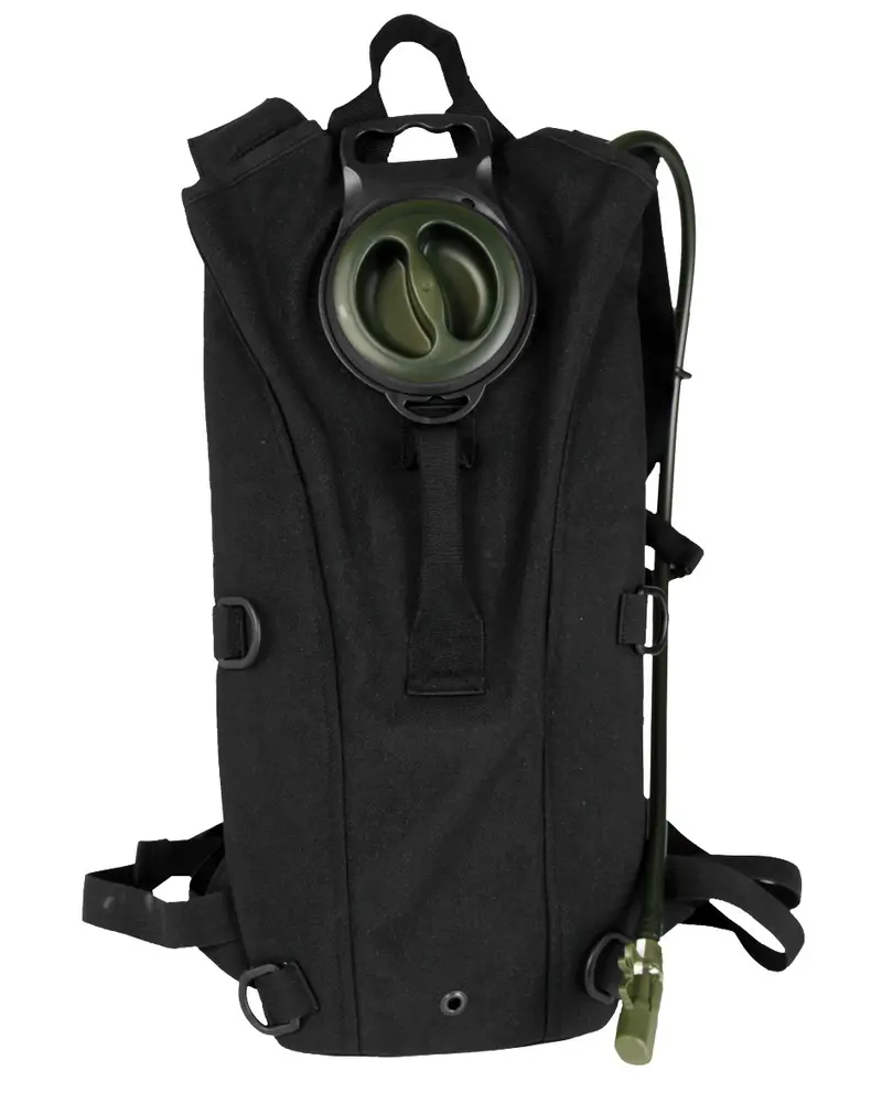 Mil-Tec Water Pack Mil Spec M.Gurten 3L - Mochila de Hidratación Táctica Negro