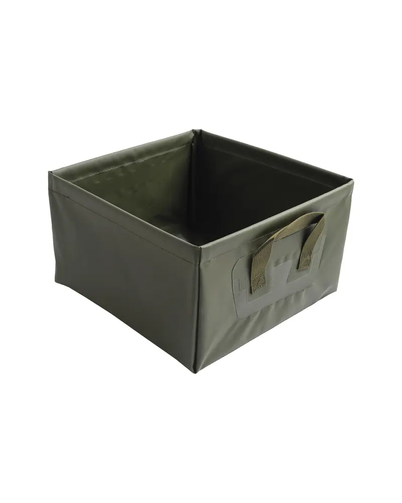 Mil-Tec Water Sink Plegable Oliva - Lavabo Portátil para Camping y Aire Libre