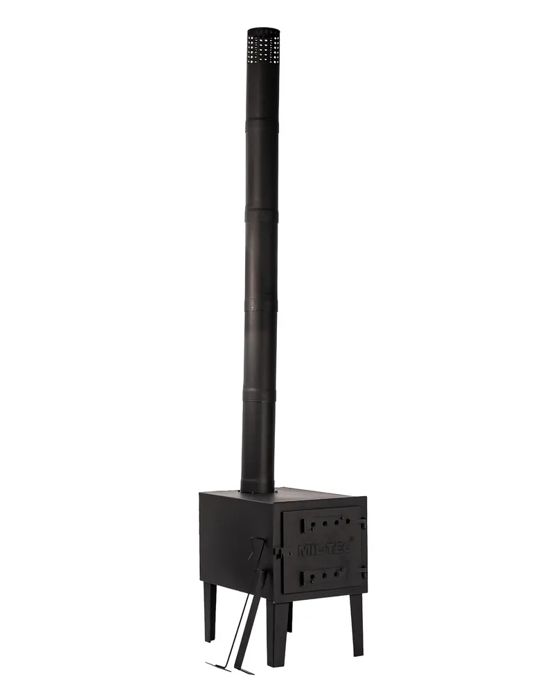Mil-Tec Zeltofen - Estufa de Campaña Completa 31,7kg para Camping y Aire Libre