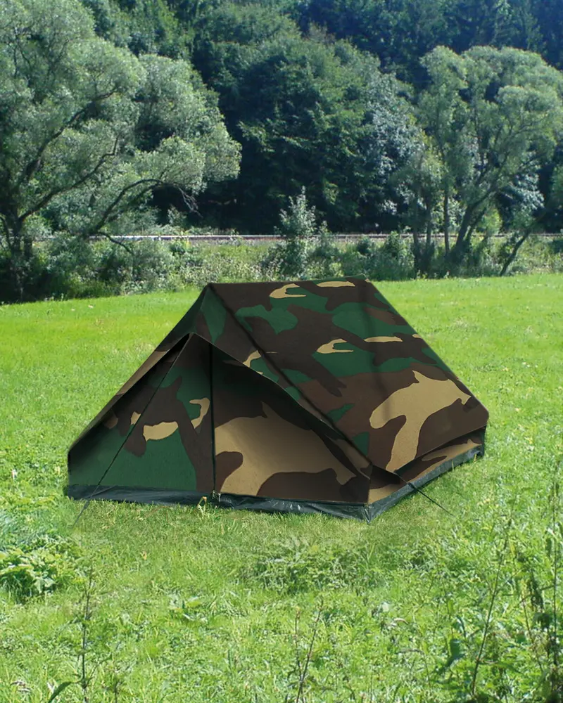 Mil-Tec Zweimannzelt Mini Pack Standard - Tienda de Campaña 2 Personas Ultraligera
